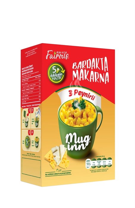 SHAZEL Макароны быстрого приготовления в сырном соусе 65гр  1/24 - фото 829416