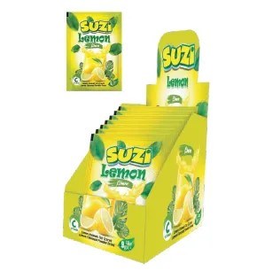 SUZI INTANT POWDER DRINK LEMON FLAVORED напитки порошок  сушеный со вкусом лимона. 1/24шт. - фото 829508