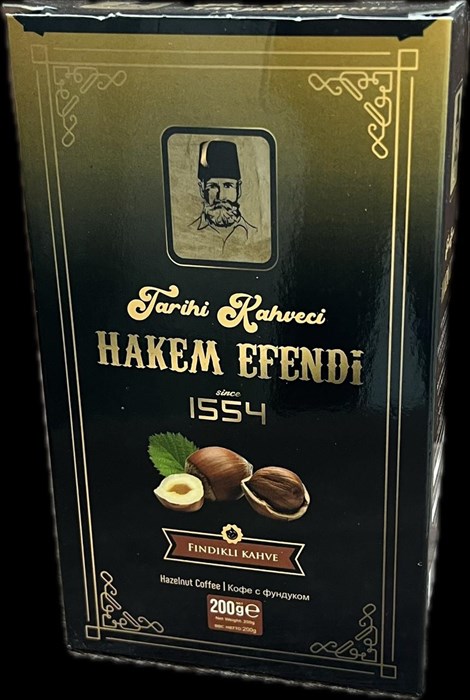 Tarihi Kahveci Hakem Efendi кофе с фундуком 200гр. 1/12шт. - фото 829580