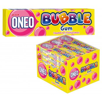 Uker ONEO BUBLE GUM жевательная резинка Тутти-Фрутти 22,5гр. 1/18шт.*6бл. - фото 829710