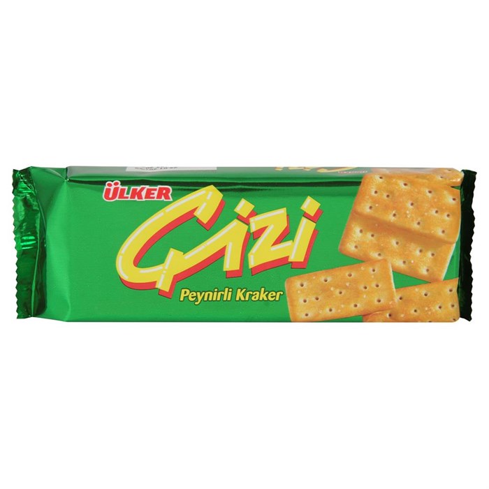 ULKER cizi крекеры соленые со вкусом сыра 70гр  1/24шт. - фото 829767