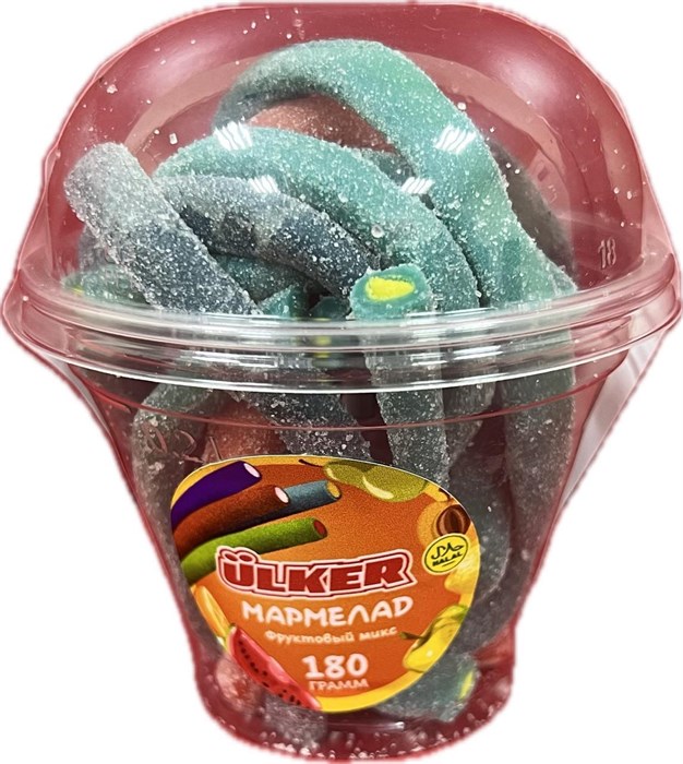 Ulker Yupo стаканчик Трубочки фруктовый микс 180гр. 1/12шт. - фото 829915