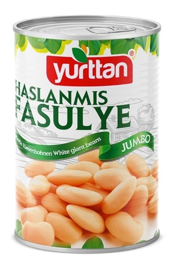 YURTTAN Вареная Фасоль Fasulye Haşlama Konserve 12x400g - фото 830010