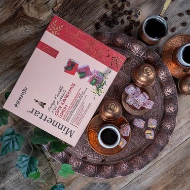 SEKEROGLU MINNETTAR Рахат-лукум с фисташки и гранат 300гр. 1/12шт. - фото 830227