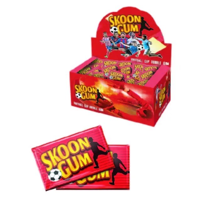 SKOON GUM BAZOOKA BUBBLE GUM TUTTI FRUTTI FLAVOURED(wax)  Жевательные резинки тутти фрутти 1/100шт.*20бл. - фото 830237