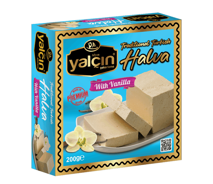Yalcin Кунжутная халва с ваниль 200гр. 1/20шт. - фото 830247