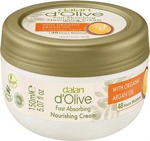 Dalan d'Olive Крем для тела, рук и лица с маслом арганы 150 мл (24 шт)