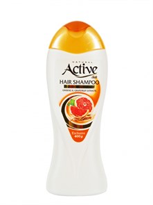 ACTIVE Шампунь для нормальных волос "Экстракт грейпфрута и женьшеня" NATURAL, 400 мл (12 шт)