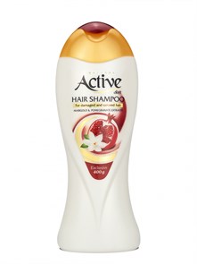 ACTIVE Шампунь для окрашенных волос "Экстракт граната и календулы" NATURAL, 400 мл. (12 шт)