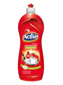 ACTIVE Гель для мытья посуды "Клубника и малина", 750 мл Red (12 шт)