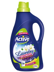 ACTIVE Гель для стирки белья универсальный "Clean Breeze" Альпийские луга, 2500 мл, Green (6 шт)