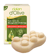 DALAN d'Olive Мыло массажное натуральное антицеллюлитное 150 гр (24 шт)
