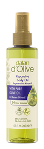 DALAN d'Olive Масло Спрей д/тела Увлажняющее и восстанавливающее (Олива, кунжут, соя) 200 мл (12 шт)
