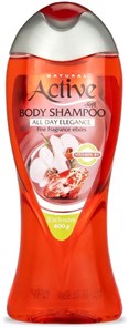 ACTIVE Гель для душа с витамином B5 "Орхидея" NATURAL, 400 мл. Red (12 шт)