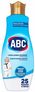 ABC Жидкое Средство для Стирки Блестящий Белый 1440мл (в коробке 9шт)
