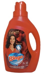 BINGO средство для стирки (LIQUID SIVI DET ALL COLORS) красный 1000мл (12 шт)