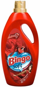 BINGO SOFT кондиционер для белья (КРАСНЫЙ) "LOVELY" 3л (6 шт)