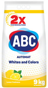 АВС Стиральный порошок Лимон 9 кг. (1 шт)