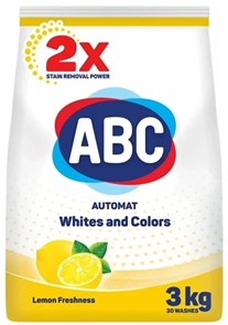 ABC Стиральный порошок Лимон 3кг. (6 шт)