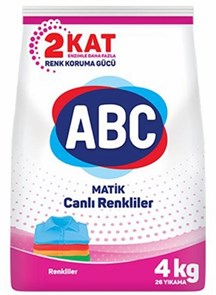 АВС Стиральный порошок 4 кг. x 4 Для цветных