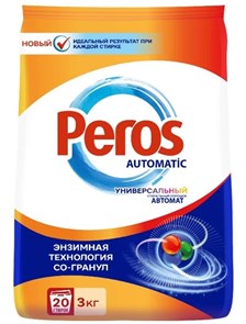 Peros Стиральный порошок Универсальный 3 кг. (6 шт в коробке)