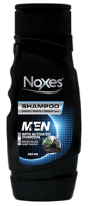 NOXES ШАМПУНЬ (FOR MEN) Активированный уголь Против Перхоти 580мл (12 шт)