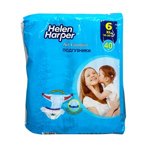 Детские подгузники Helen Harper Air Comfort 6-ка XL 40 шт (13-18 кг)