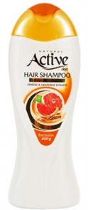 ACTIVE Шампунь для нормальных волос "Экстракт грейпфрута и женьшеня" NATURAL, 400 мл (12 шт)