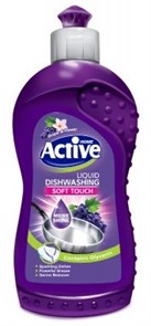 ACTIVE Гель для мытья посуды "Виноград", 500 мл Purple (12 шт)