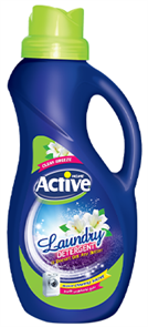 ACTIVE Гель для стирки белья универсальный "Clean Breeze" Альпийские луга, 1500 мл, Green (9 шт)