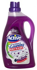 ACTIVE Гель для стирки белья универсальный "Poly Wash" Лаванда, 2500 мл, Purple (6 шт)