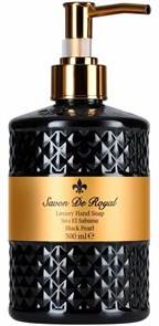 Savon de royal мыло жидкое (LUXURY) (черный) 500 мл (12 шт)