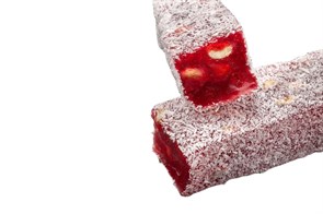 244 Hacibaba лукум инжирный с грецким орехом в кокосовой стружке 2,5кг.