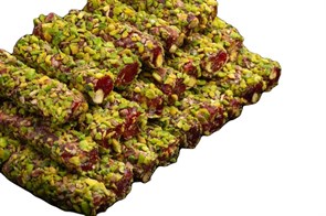 320 Hacibaba лукум Пальчики гранат с фисташкой в фисташке 2,5кг 1/6