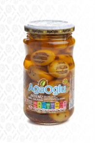 AgaOglu Оливки Жаренные 370гр Grill  (СТЕКЛО) 1/12