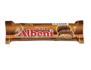 ULKER Albeni Bites печенье с карамелью в молоч. шок. 72гр. 1/24шт.