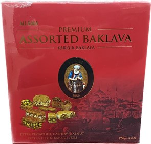 Ali baba ассорти пахлава 250гр. 1/12шт.