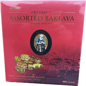 Ali baba ассорти пахлава 600гр. 1/6шт.