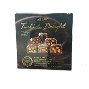 Ali Baba фисташковый и гранатовый лукум с шоколадным покрытием 250гр. 1/12шт.