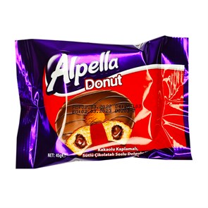 Alpella КЕКС пончик с начинкой 45гр*24шт
