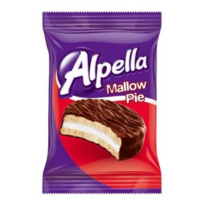 Alpella сэндвич печенье покрытое молочным шоколадом 30гр.*80шт.