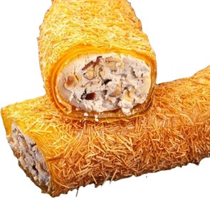 Anadolu лукум со вкусом лимона с кремом и орехами в кадаифе вес (L1-А15)