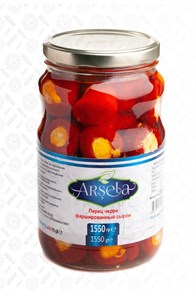 Arsela перец черри фаршированный сыром 1,55кг. (стекло) 1/6шт.