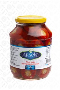 Arsela перец черри фаршированный тунцом 1,55кг. (стекло) 1/6шт.