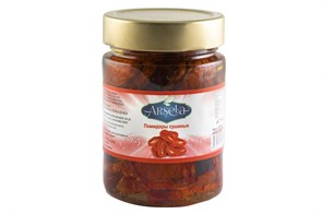 Arsela сушёные помидоры в масле стекло 325гр.  1/12шт