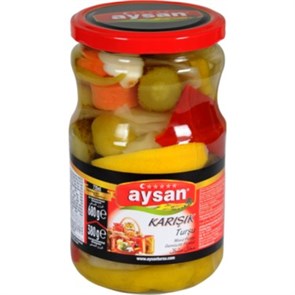 AYSAN KARISIK овощное ассорти 680гр. 1/12шт.