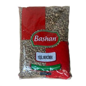BASHAN чечевица зелёная 1кг.