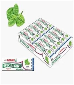 BATEAUX SPECIALMINT FLAVOURED STICK GUM Жевательные резинки с мята 1/20шт.