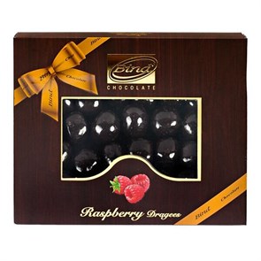 Bind Chocolate шоколадное драже малина в темной глазури 100гр.  1/12шт.