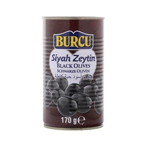 Burcu маслины черные в маринаде 170гр. ж/б. 1/24шт.